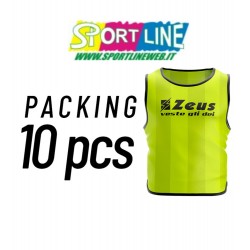 Zeus Casacca Calcio Promo Giallo Fluo 10 pz.