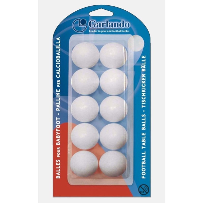 Garlando Palline Calcio Balilla Conf da 10 pz