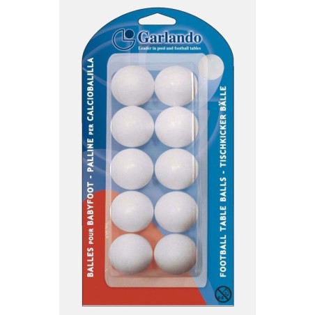 Garlando Palline Calcio Balilla Conf da 10 pz