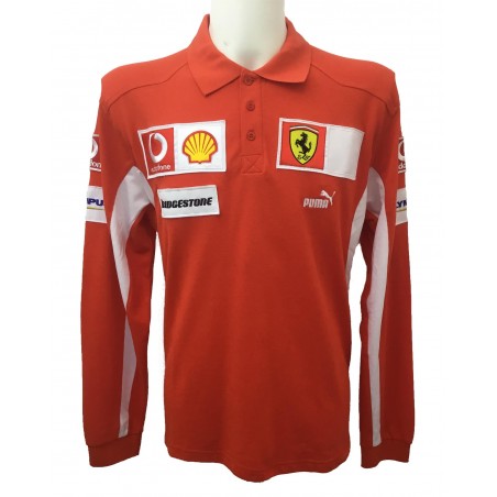 PUMA POLO MANICA LUNGA FERRARI 2005 SCHUMACHER/BARRICHELLO