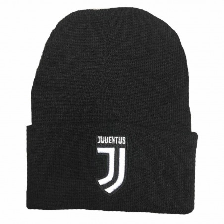 CAPPELLO A CUFFIA INVERNALE  JUVE NERO NUOVO LOGO