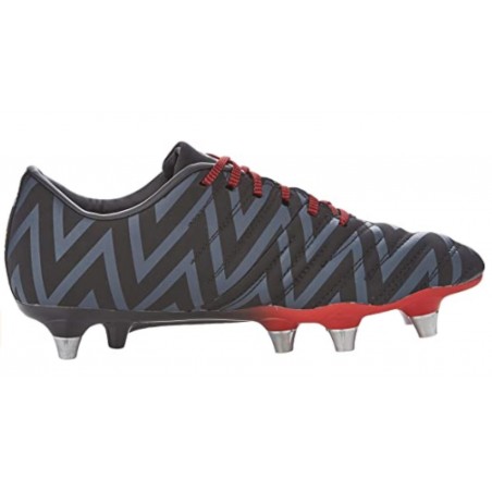 CANTERBURY SCARPE RUGBY PHOENIX 2.0 SG Black/Flag Red